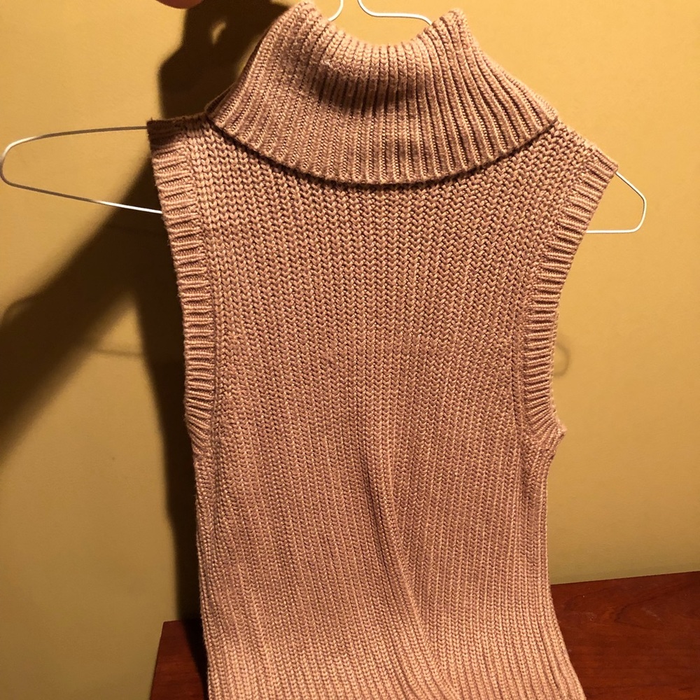 Michael Kors sleeveless turtleneck